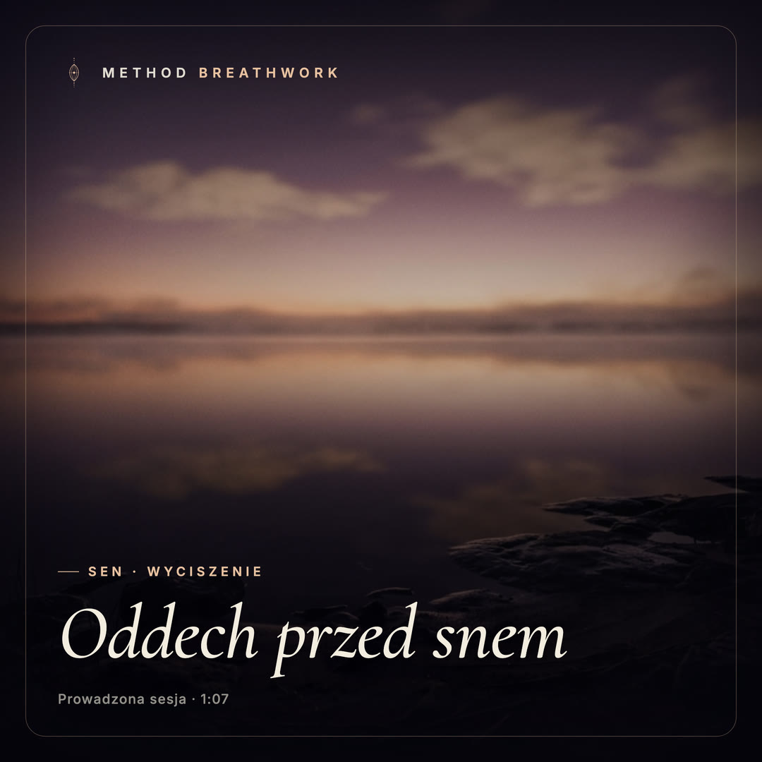 Cicha woda po zachodzie słońca